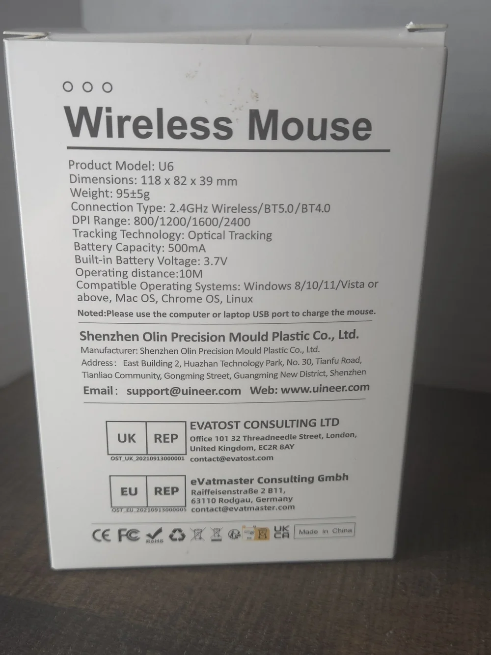 UINEER U6: The Ultimate Tri-Mode Power Mouse